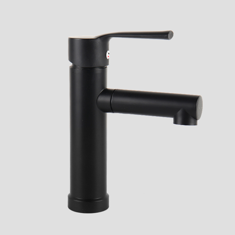 Black faucet